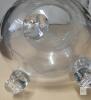 Cut-Glass Vase with Pinwheel Pattern, Scalloped Rim & Ball Feet-Approx. 8&Prime; - 4