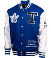 Mitchell & Ness Toronto Maple Leafs "Arenas" Varsity Jacket, XL, Wool Body, Leather Sleeves