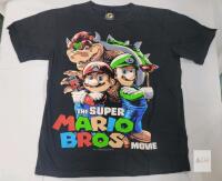 Black Timber Premium Grade Super Mario Bros. Movie T-Shirt, Large, 100% Cotton, Black
