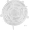 New 6-Piece Reusable Silicone Stretch Food Covers &ndash; Clear
