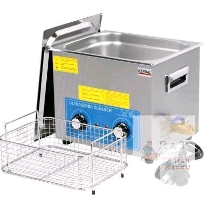 Kendal HB-S-49MHT Ultrasonic Cleaner, 9L Capacity, 540W Total Power, Stainless Steel Construction
