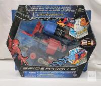 Spider-Man 3 Electronic Web Spinning Blaster by Hasbro, 2-in-1 Water & Web Fluid Shooter, 2007