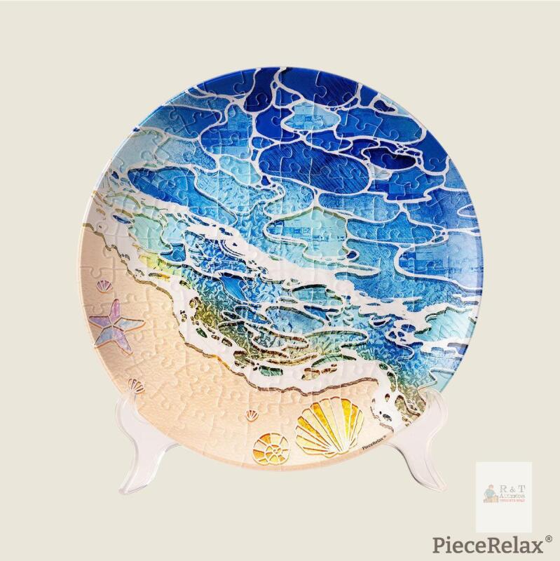 New 124pc Shells and the Sea - Puzzle Plate