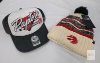 NEW Toronto Raptors '47 Brand Vibes Trucker Hat and Raised Cuff Knit Beanie