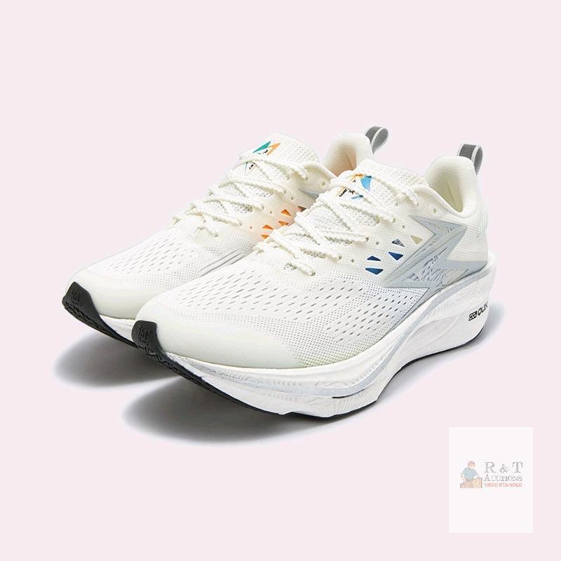 361&deg; Men's Racing Running Shoes, Size US 12, Feather White/Silver White