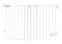 NEW Babelio Extra Wide 31.5&ndash;55" Baby/Pet Safety Gate, 28" Tall, No Bottom Bar, White, Auto-Close