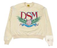 new Diet Starts Monday DSM-HOL23-019 Crewneck Sweatshirt, Large, Off-white, 100% Cotton French Terry