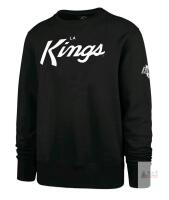 NEW '47 Brand Los Angeles Kings Attitude Fleece Crewneck Sweatshirt, Medium, Black