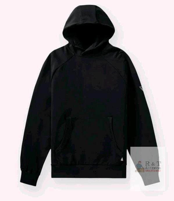 NEW Paper Planes Solid Hoodie, Black, Size L, 95% Cotton 5% Elastane, Classic Fit