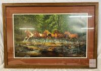 Chris Cummings "Spring Creek Run" Signed #863/950 Framed Gicl&eacute;e Wild Wings COA