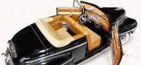 1948 Ford Convertible Die-Cast Model Car 12" long &ndash; Black with Tan Interior