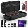 Carrying Case for Nintendo Switch 2, All-in-One Switch Accessories Kit Portable protective case for Switch 2 Console, 2x HD Screen Protectors, 2x JoyCon Covers, 6x Thumbstick Grips