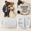 Boyds Bears Bearstone &ldquo;Mr. & Mrs. Everlove&rdquo; Wedding Figurine with Base, 2001