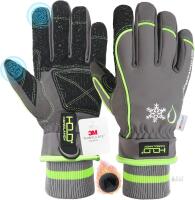 New Size Sm HANDLANDY Insulated Work Gloves, Ware-Resistant Leather Palm Winter Work Gloves for Men Cold Weather
