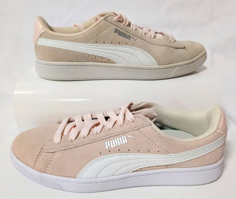 New PUMA Women's Vikky V2 Rosewater Sneakers (Size 7)