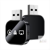 New 3 In1 Wireless Carplay Adapter Smart Carplay Airplay Android Auto USB Dongle Wired Carplay to Wireless Plug and Play A,1 * Wireless Carplay,Black