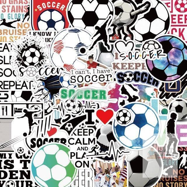 New Soccer Stickers 50PCS