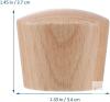 New Wooden Pot Lid Knobs 4pcs Universal Replacement Handles | Beech Wood, Comfortable Grip and Sturdy Build, Easy Install for Soup Pots and Cookware Accessories- hardware included - 2