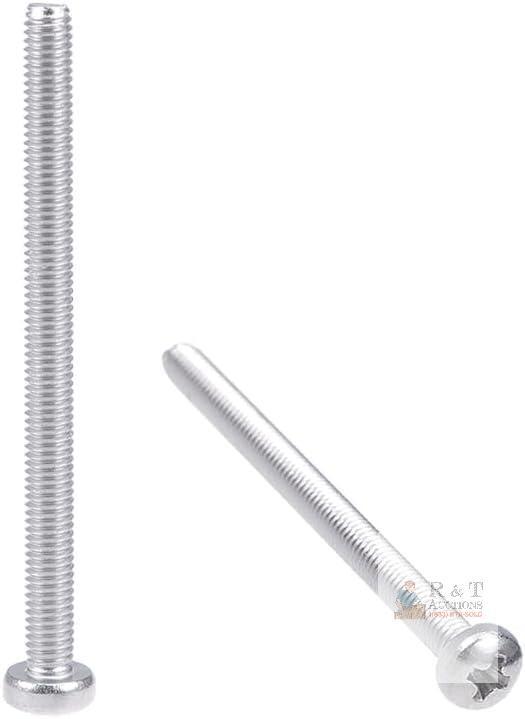 New uxcell M3x40mm Machine Screws Pan Phillips Cross Head Screw 304 Stainless Steel Fasteners Bolts 30Pcs