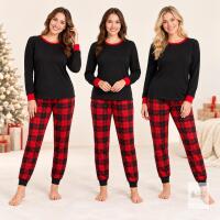 3 New Size Med Women&rsquo;s 2-Piece Christmas Pajama Set, &ndash; Black & Red Plaid- stock up or gift out