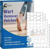 New Wart Remover Patches &ndash; 144 Count Hydrocolloid with Salicylic Acid & Tea Tree Oil, Invisible & Waterproof, Gentle and Painless, Easy to Use for Face, Body, Hands & Feet