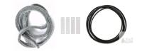 New - GE Dryer Parts WE49X20697 Dryer Bearing Repair Kit Compatible with GE Dryer Included WE9M30 Drum Felt WE12M29 Drive Belt WE1M1067 Bearing Slides WE1M504 Glide Slides
