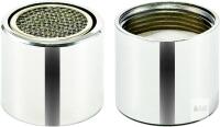 New 2-Pack Faucet Aerators, M18 Internal Thread Faucet Filter, with Stainless Steel Mesh and Chrome-Plated Mixing Nozzle Key, for Faucets with Mixing Nozzle (18mm Internal Thread)