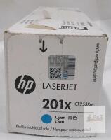 NEW HP 201X (CF253XM) Cyan High Yield Toner Cartridge, Compatible with HP Color LaserJet Pro M252/M274/M277 Series