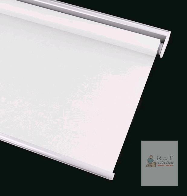 NEW SEEYE 35"x72" Cordless Blackout Roller Shade, Pure White, Thermal Insulated, Waterproof, UV Block