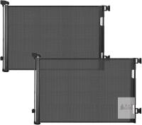 new Guangzhou Tusunny Retractable Safety Gate SH20.006D, 33" Tall, 55" Wide, Black