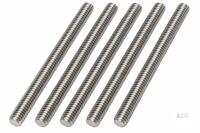 New PATIKIL 5/16"-18 UNC 304 Stainless Steel Fully Threaded Rod, 5 Pcs 3.5" Length Long Threaded Screw Right Hand Threads All Threaded Rod