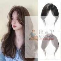 New 10-inch synthetic hair topper with bangs