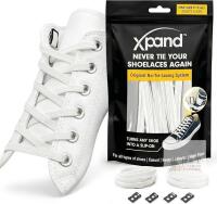 New Xpand Flat No Tie Elastic Shoe Laces for Adults & Kids,