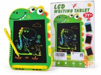 New 8.5-Inch Dinosaur-Themed LCD Kids Drawing Tablet, Multicolor Writing Reusable, Battery-Powered with Dedicated Stylus