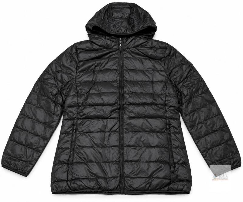 New Black Lightweight Hooded Jacket &ndash; Tagged 4XL, Fits Small