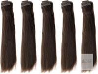 New 15CM Doll Hair Wigs, 5 Pcs High Temperature Silk Straight Wig Hair Extension Accessories for Doll Hair Making