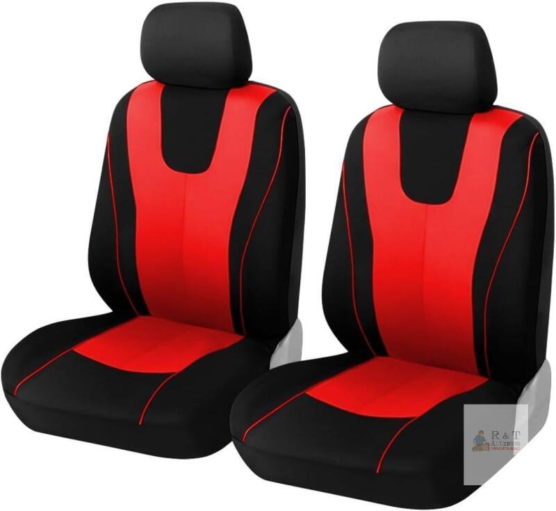 New XINLIYA 2PCS Waterproof Polyester Car Seat Covers, Front, Red