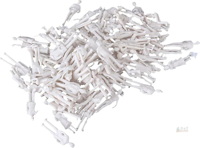 New BQLZR White Unpainted Architectural 1:75 Scale Model Figures