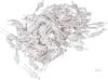 New BQLZR White Unpainted Architectural 1:75 Scale Model Figures