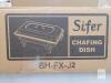 NEW Sifer BH-FX-J2 Chafing Dish Buffet Set - 2 Pack, 9 QT Stainless Steel with Multi-Size Pans - 4