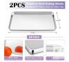 NEW E-far 20" x 14" Stainless Steel Baking Sheet & Rack Set &ndash; 2 Pans & 2 Racks - 2