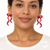 New Adorable Bow Earrings Boxed for Gifting