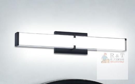 NEW NOVELUX 24.8" LED Vanity Light, 2500LM, 5000K Daylight, Matte Black, Dimmable