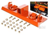 NEW Bonbo Tractor Grab Hook Plate with 2&rdquo; Receiver, Compatible with Kubota Compact Tractors