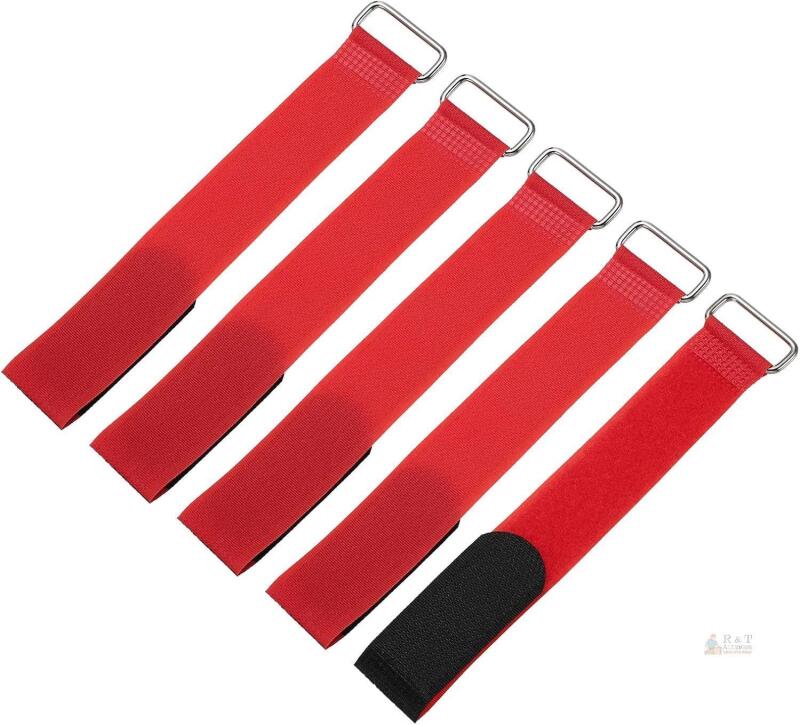 New MECCANIXITY 5Pcs Reusable Battery Tie Down Straps 1x8 Multipurpose Tie