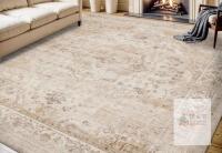 NEW SSH-CA MOONLIGHT-CA 8x10 Beige Area Rug, Distressed Traditional Design, Polypropylene,
