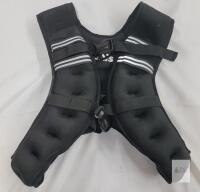 NEW SIS Weighted Workout Vest, Adjustable Fit, Reflective Stripes, Padded Design