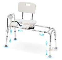 NEW Careboda Sliding Tub Transfer Bench Shower Chair, 300 lb Capacity, Model RF03-0010, 31.5" Wide