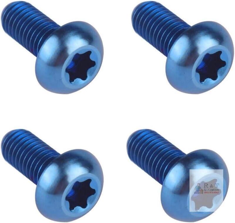 New VAMUOEFL Titanium Bolts M5x12mm Torx Head T25 for MTB Bike Road Bicycle Water Bottle Cages Screws 4Pcs