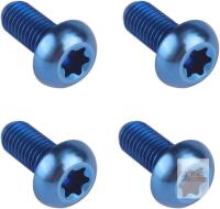 New VAMUOEFL Titanium Bolts M5x12mm Torx Head T25 for MTB Bike Road Bicycle Water Bottle Cages Screws 4Pcs